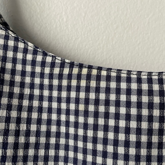 VINTAGE ACCOMPLICE GINGHAM BABYDOLL DRESS SIZE 15/16 - Picture 10 of 11